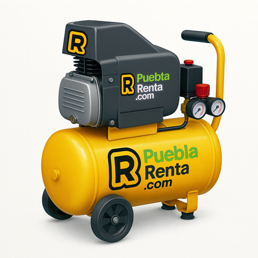 Renta de Compresor de Aire Eléctrico de 24 Lt a 127V en Puebla