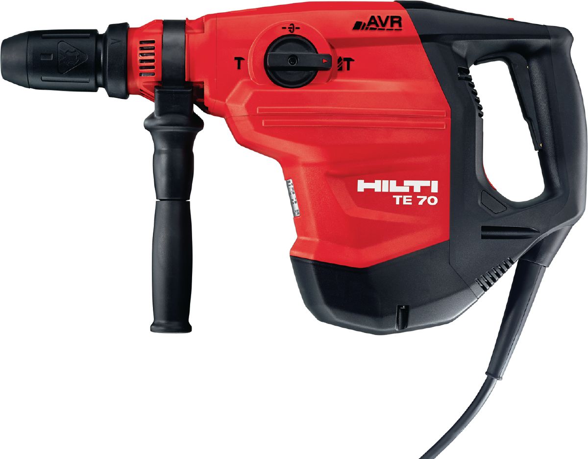 Renta de Taladro Martillo Demoledor Barrenador para Paredes Hilti TE-70 de 7 kg en Puebla