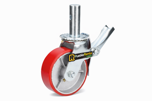 Renta de Juego de Ruedas de 8" para Andamio en Puebla