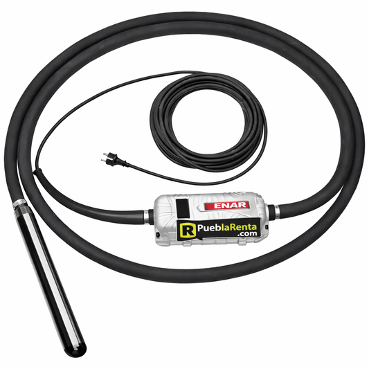 Renta de Vibrador Eléctrico de Alta Frecuencia para Concreto en Puebla