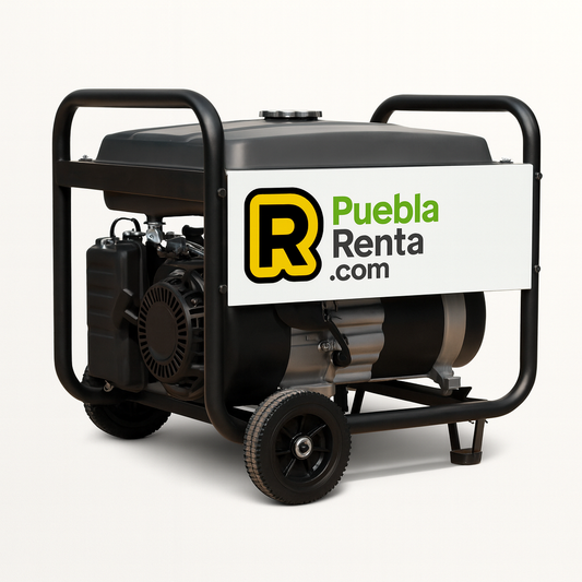 Renta de Generador Monofásico de 10,000 W a Gasolina en Puebla