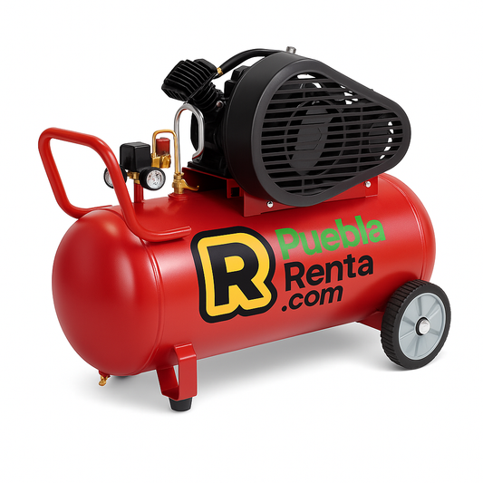Renta de Compresor de Aire Eléctrico de 105 Lt a 127V en Puebla